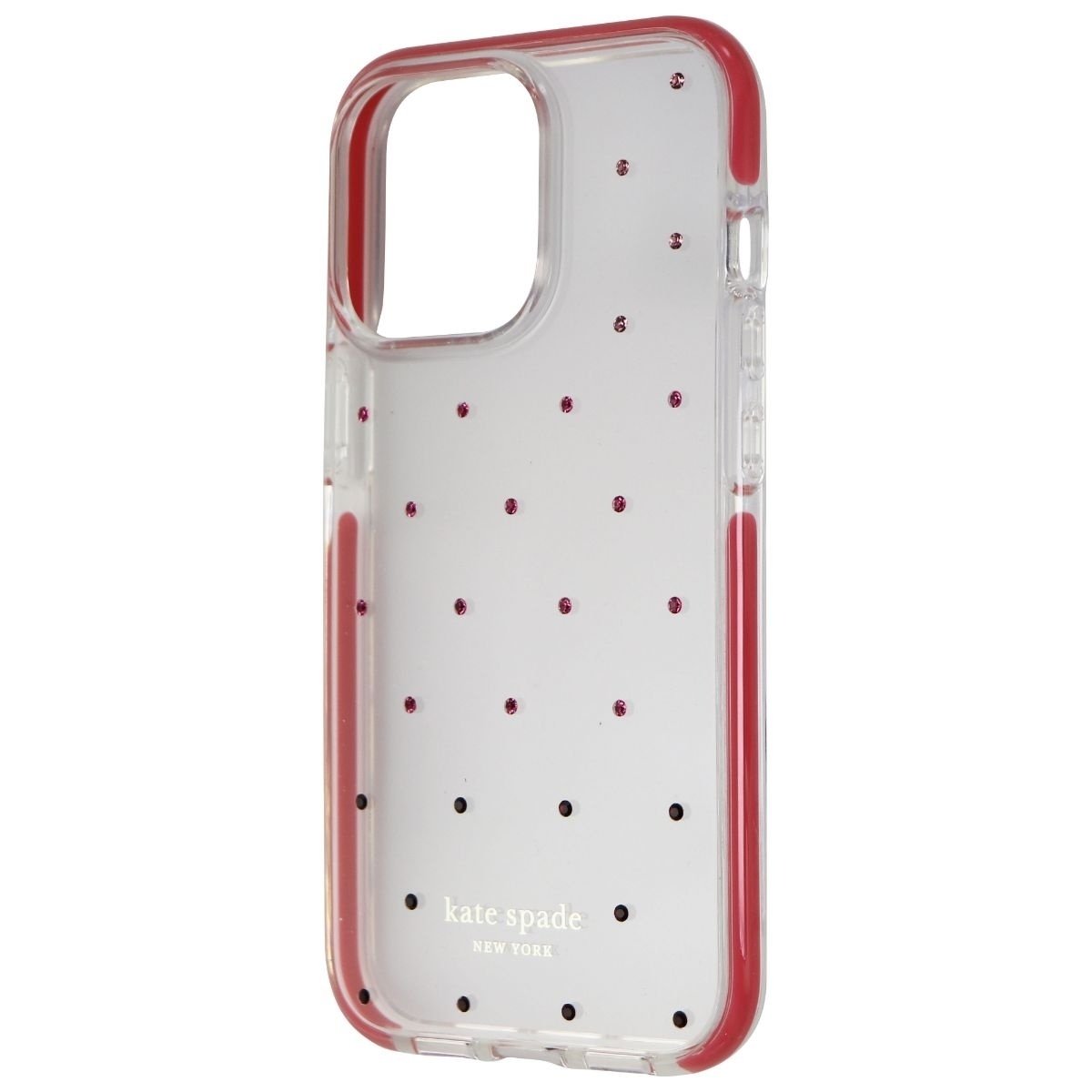 UPC 191058148308 product image for Kate Spade Hardshell Case for iPhone 13 Pro - Pin Dot Ombre Pink/Clear | upcitemdb.com