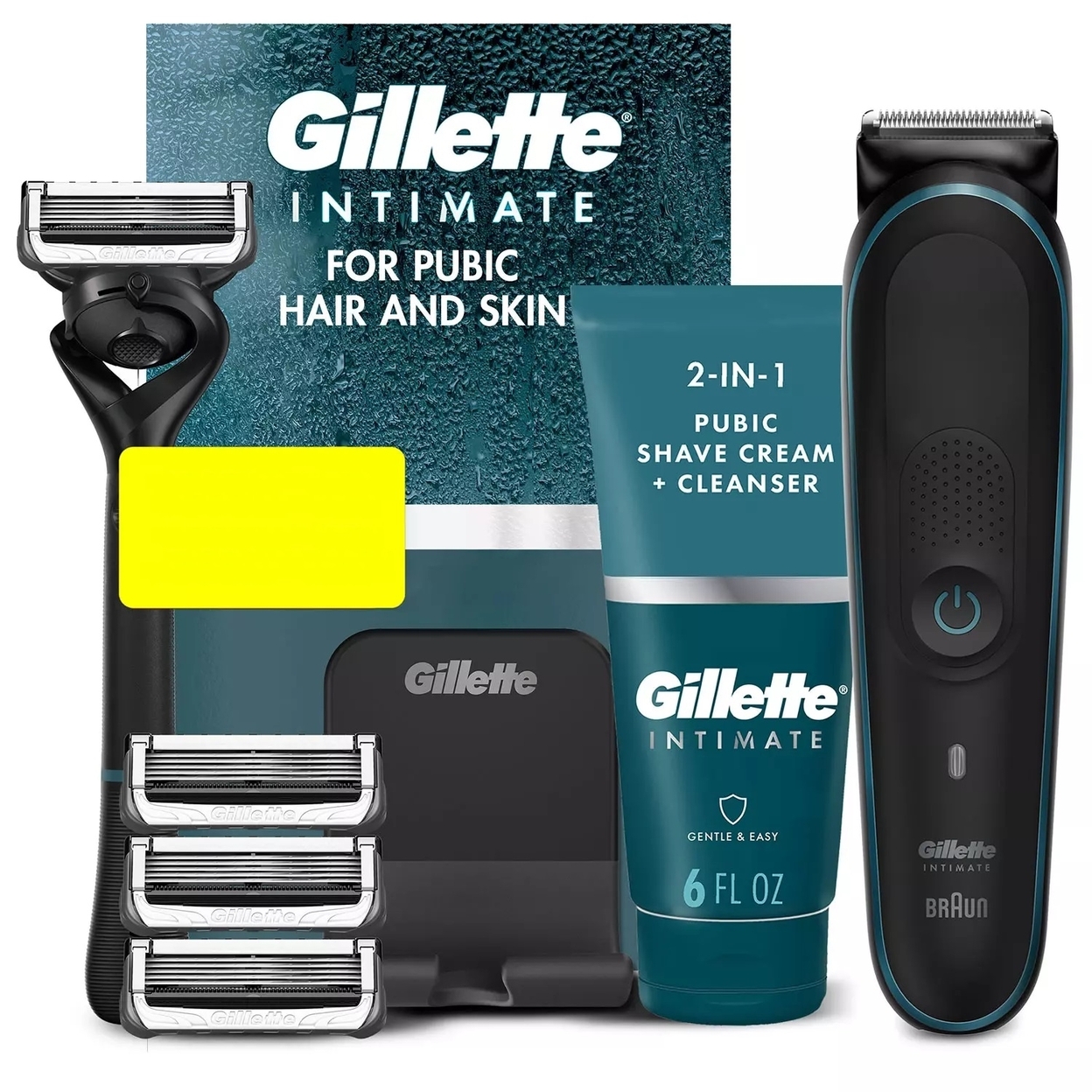 Gillette Intimate Men’s Pubic Hair Grooming Kit