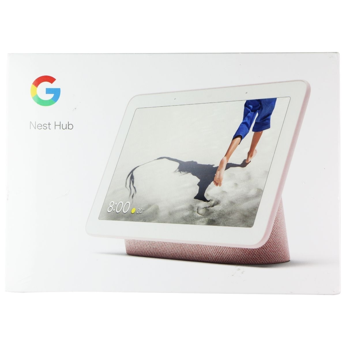 Google Nest Hub Smart Display (1st Gen) - Sand Pink (GA00517-CA) (Refurbished)