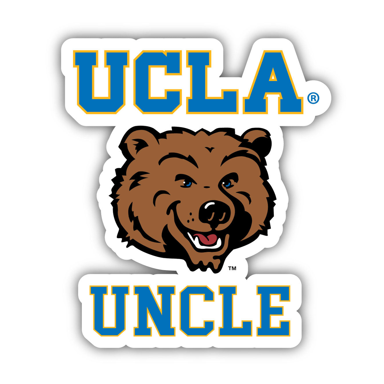 UCLA Bruins 4 Inch Uncle Die Cut Decal
