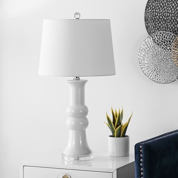 SAFAVIEH Table Lamp Collection Lamber 26 Table Lamp Ivory