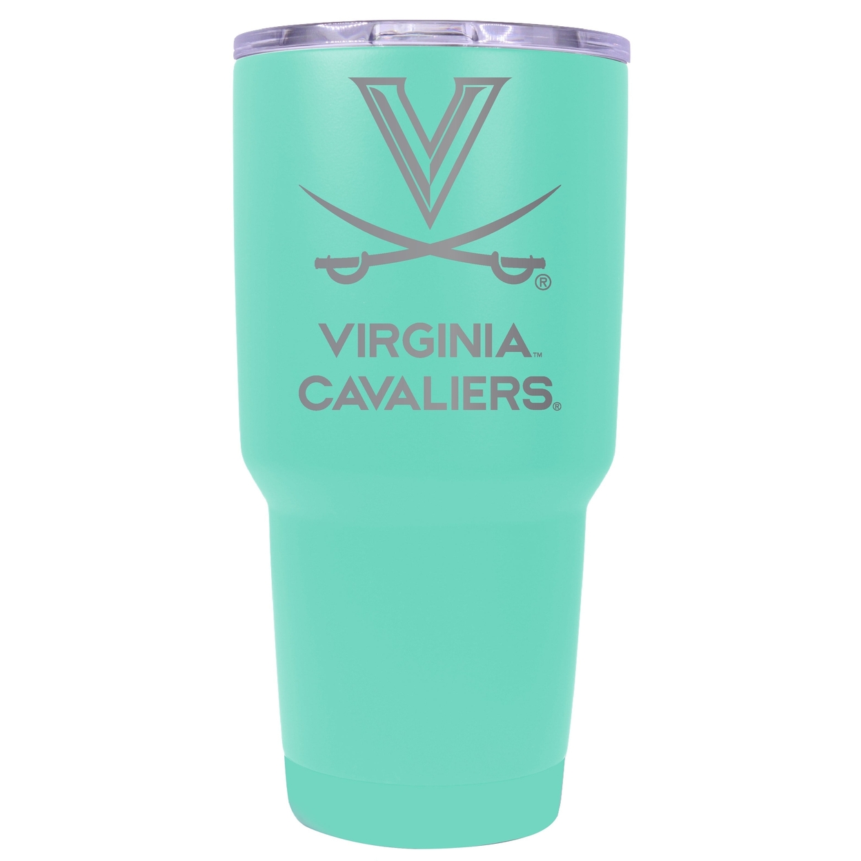 University Of Wyoming 24 Oz Laser Engraved Stainless Steel Insulated Tumbler - Choose Your Color. - Seafoam