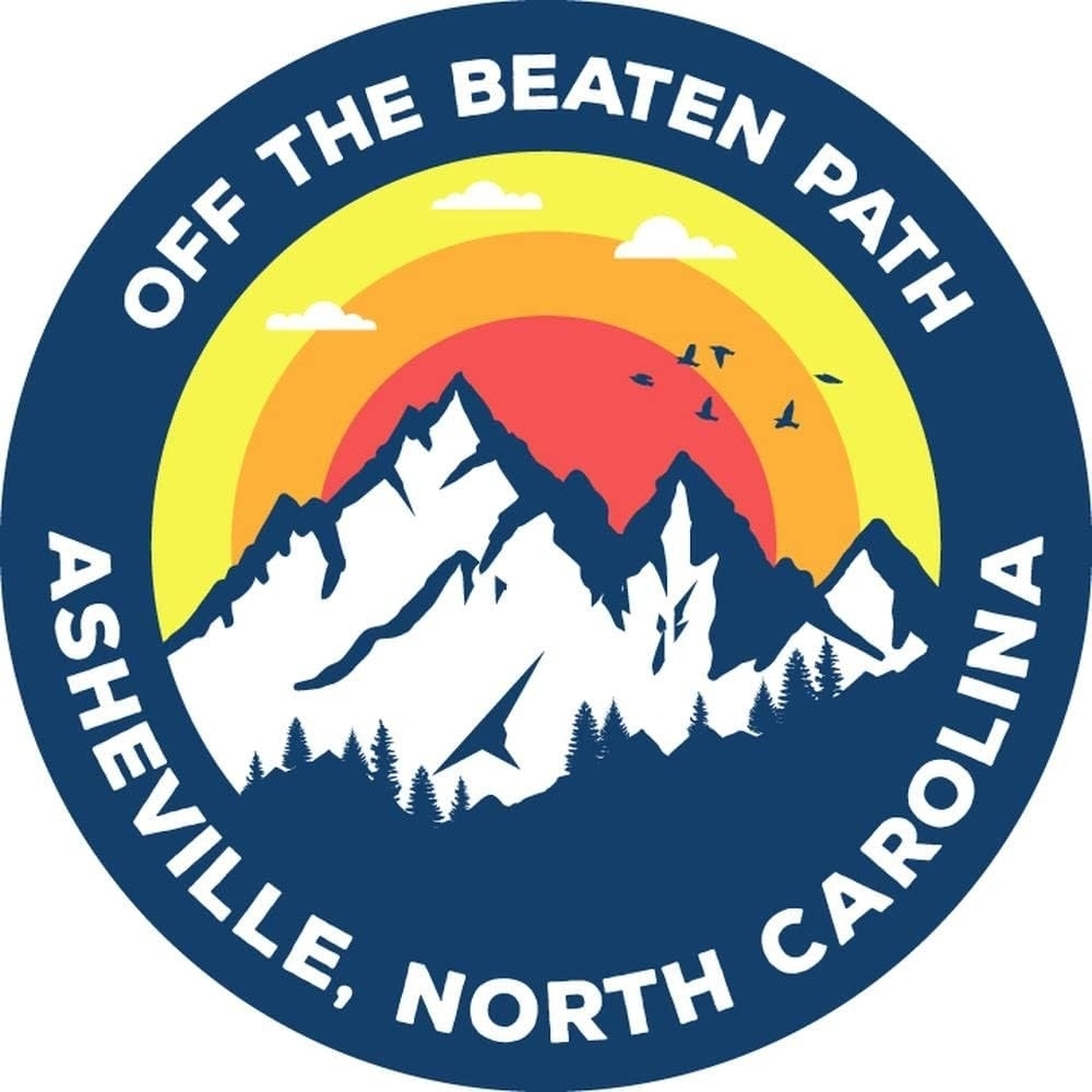 Asheville North Carolina Vinyl Decal Sticker Path Design - 6 Inch