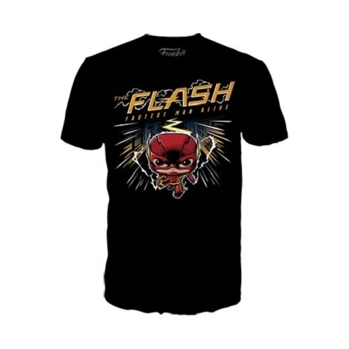 The Flash Glow-in-the-Dark Pop! Vinyl Figure And Adult T-Shirt Size Large