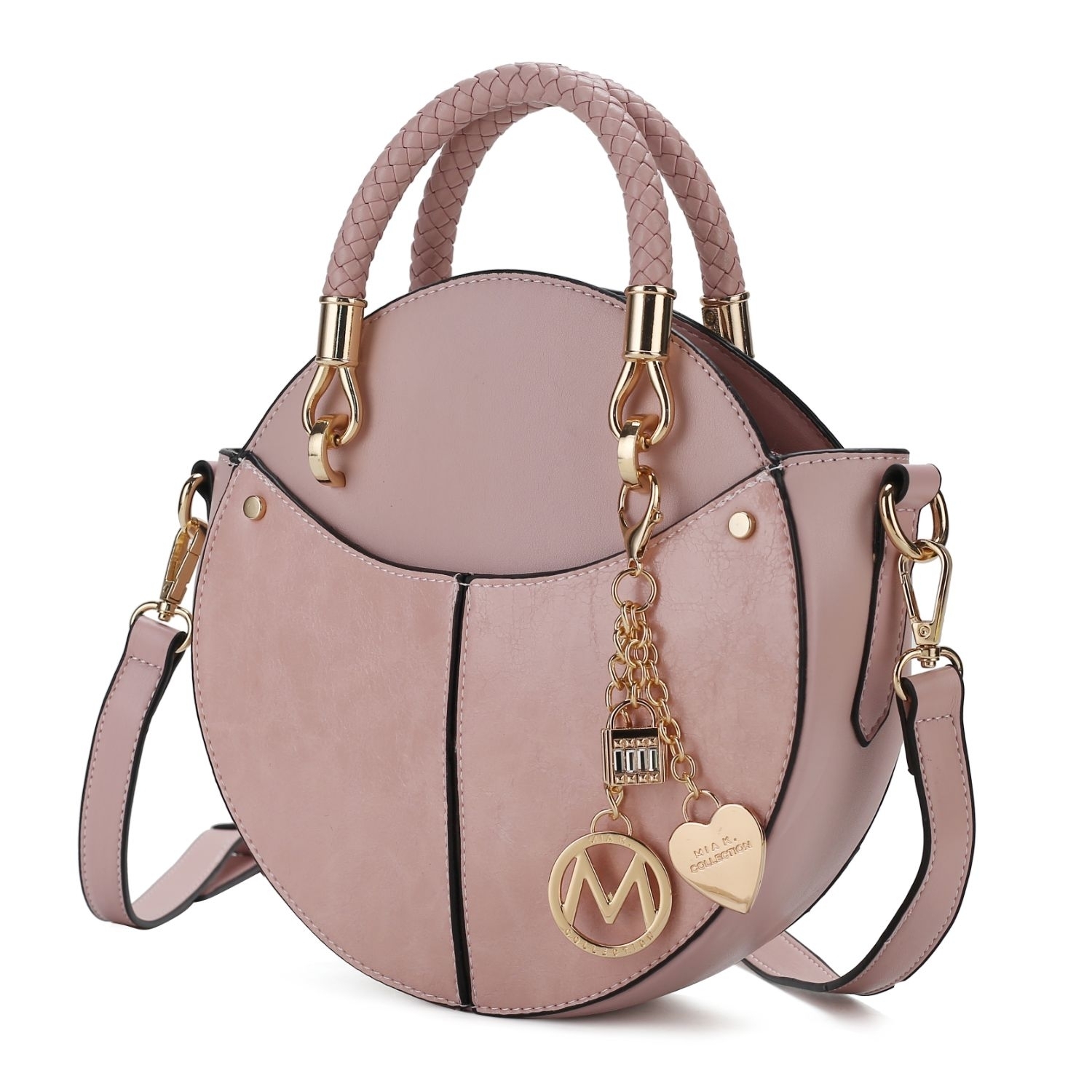 MKF Collection Nobella Crossbody Handbag By Mia K. - Blush