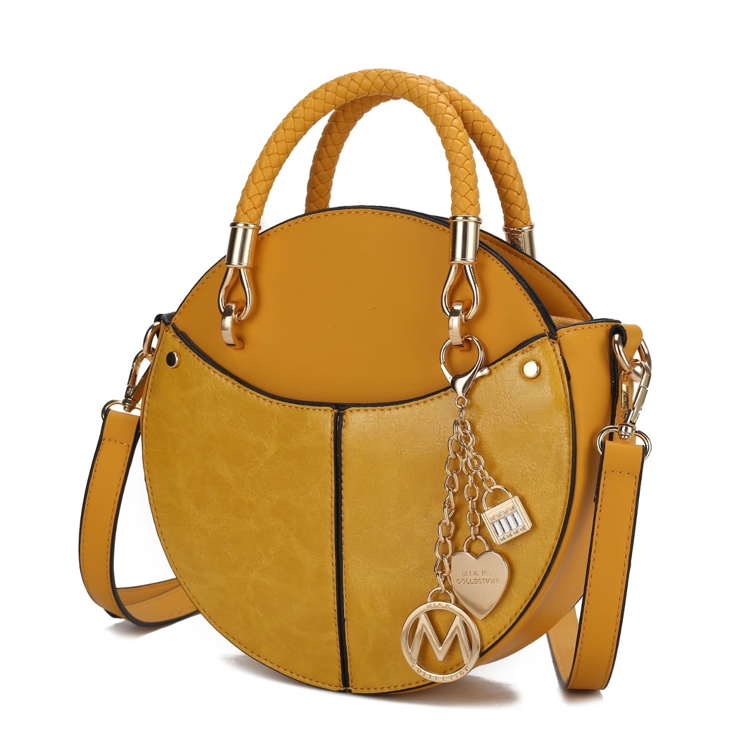MKF Collection Nobella Crossbody Handbag By Mia K. - Yellow