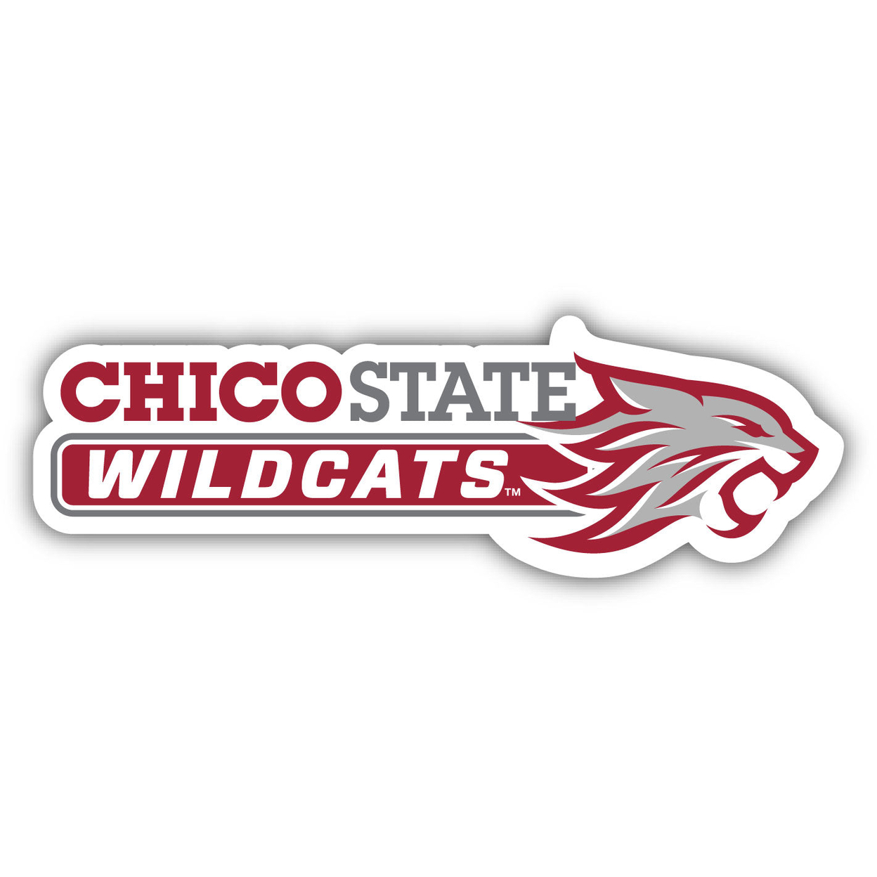 California State University, Chico 4 Inch Wide Colorful Vinyl Decal Sticker