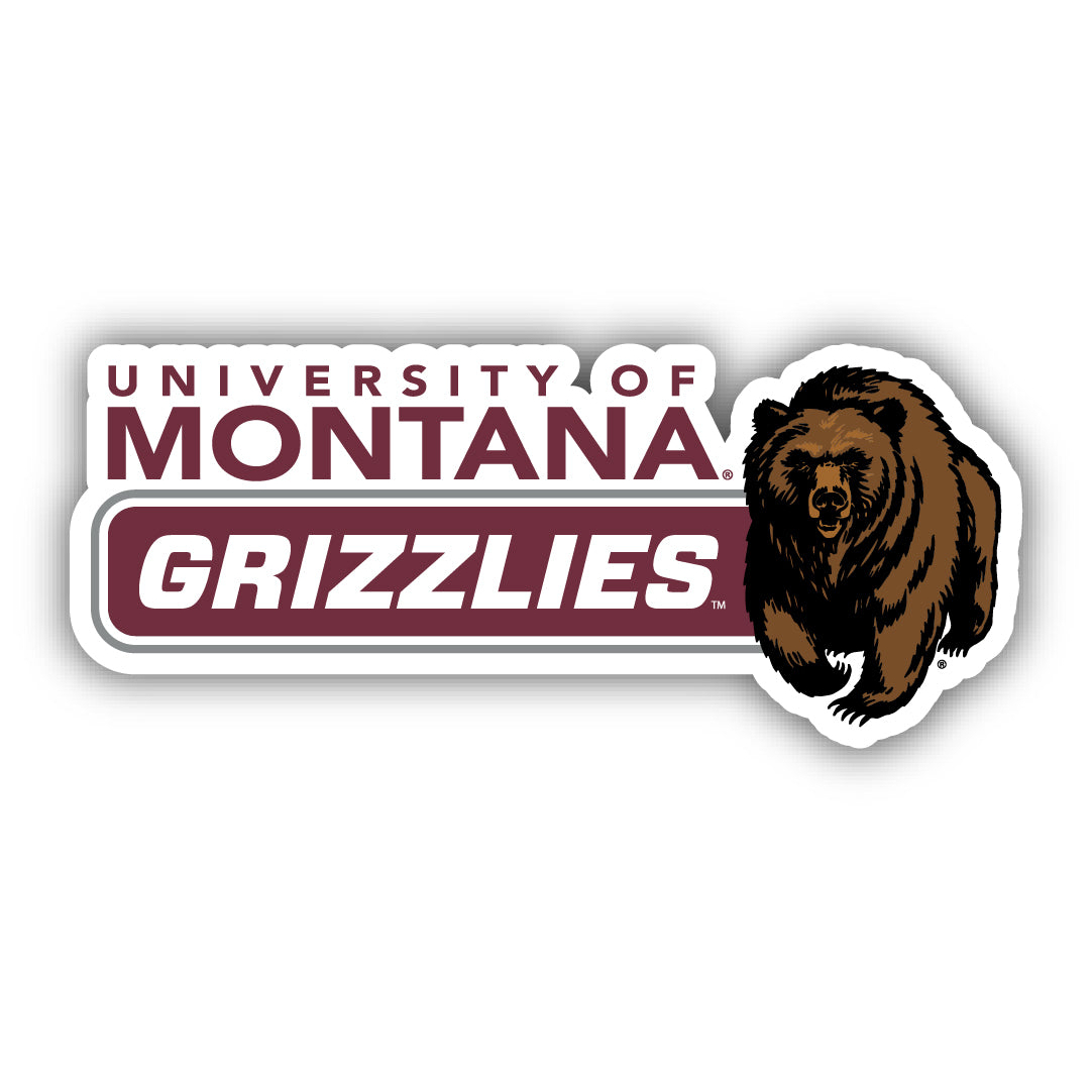 Montana University 4 Inch Wide Colorful Vinyl Decal Sticker