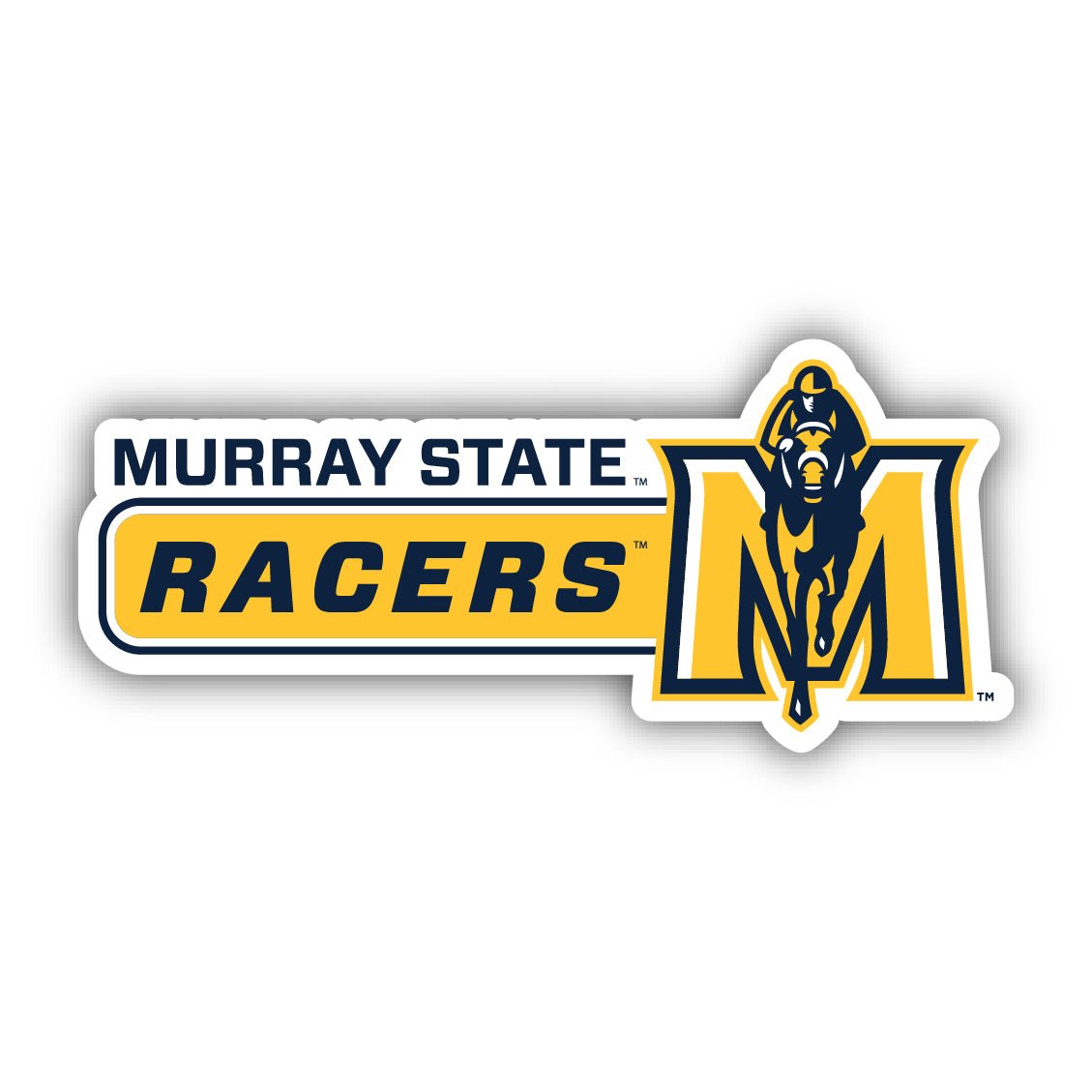 Murray State University 4 Inch Wide Colorful Vinyl Decal Sticker
