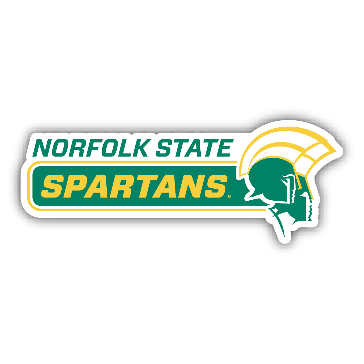 Norfolk State University 4 Inch Wide Colorful Vinyl Decal Sticker