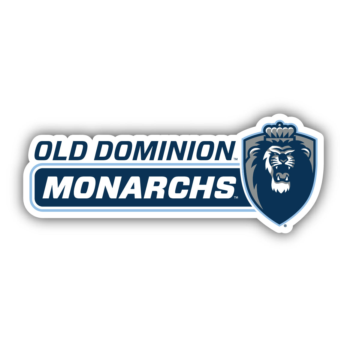 Old Dominion Monarchs 4 Inch Wide Colorful Vinyl Decal Sticker