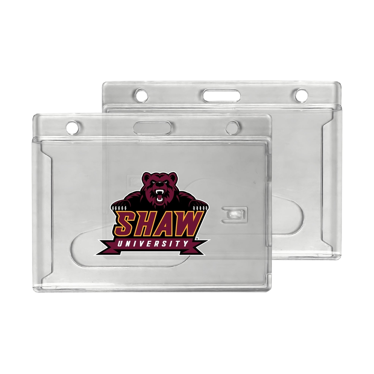 Shaw University Bears Clear View ID Holder