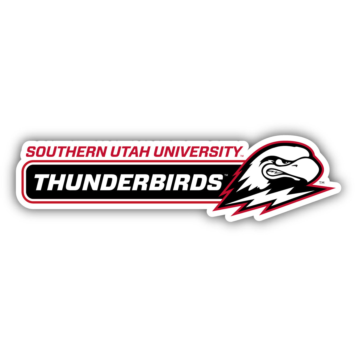 Southern Utah University 4 Inch Wide Colorful Vinyl Decal Sticker
