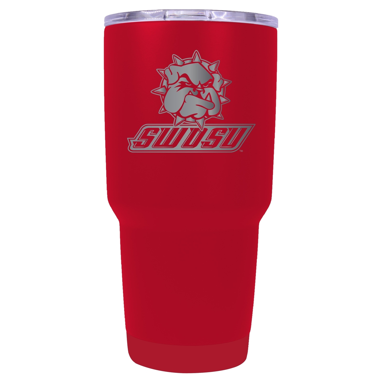Southwestern Oklahoma State 24 Oz Insulated Tumbler Etched - Choose Your Color - Red