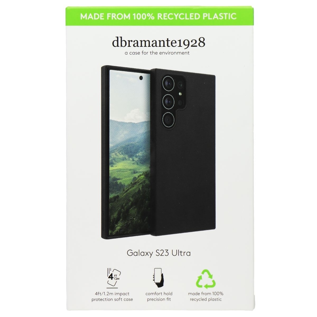 Dbramante1928 Phone Case For Samsung Galaxy S23 Ultra - Black (Refurbished)