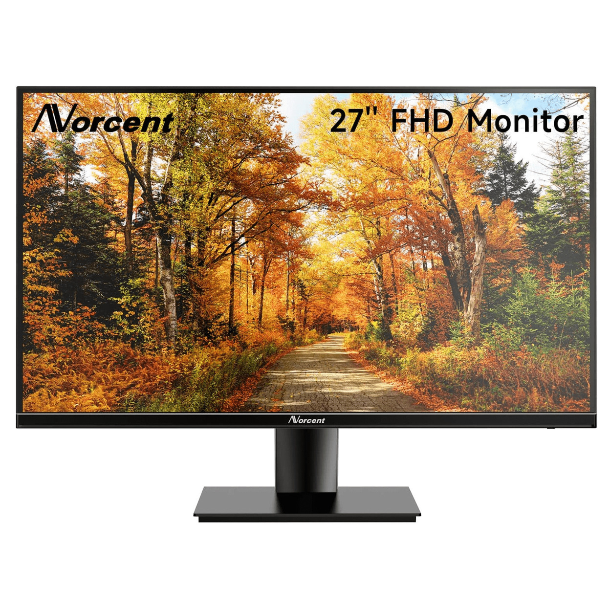 Norcent 27 Inch Frameless Computer Monitor FHD 75HZ VA With Built-In Speakers