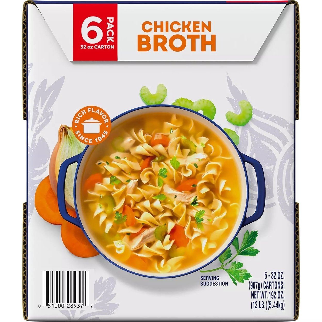 Swanson Chicken Broth, 32 Ounce (Pack Of 6)