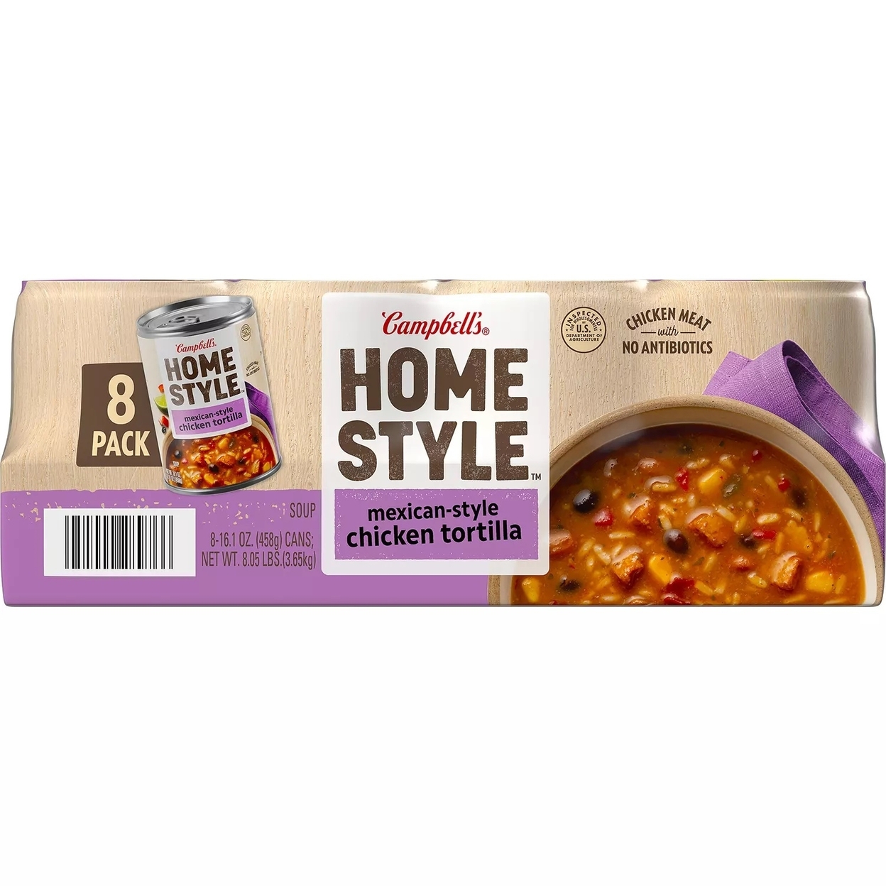 Campbell's Homestyle Mexican Style Chicken Tortilla Soup, 16 Ounce (Pack Of 8)