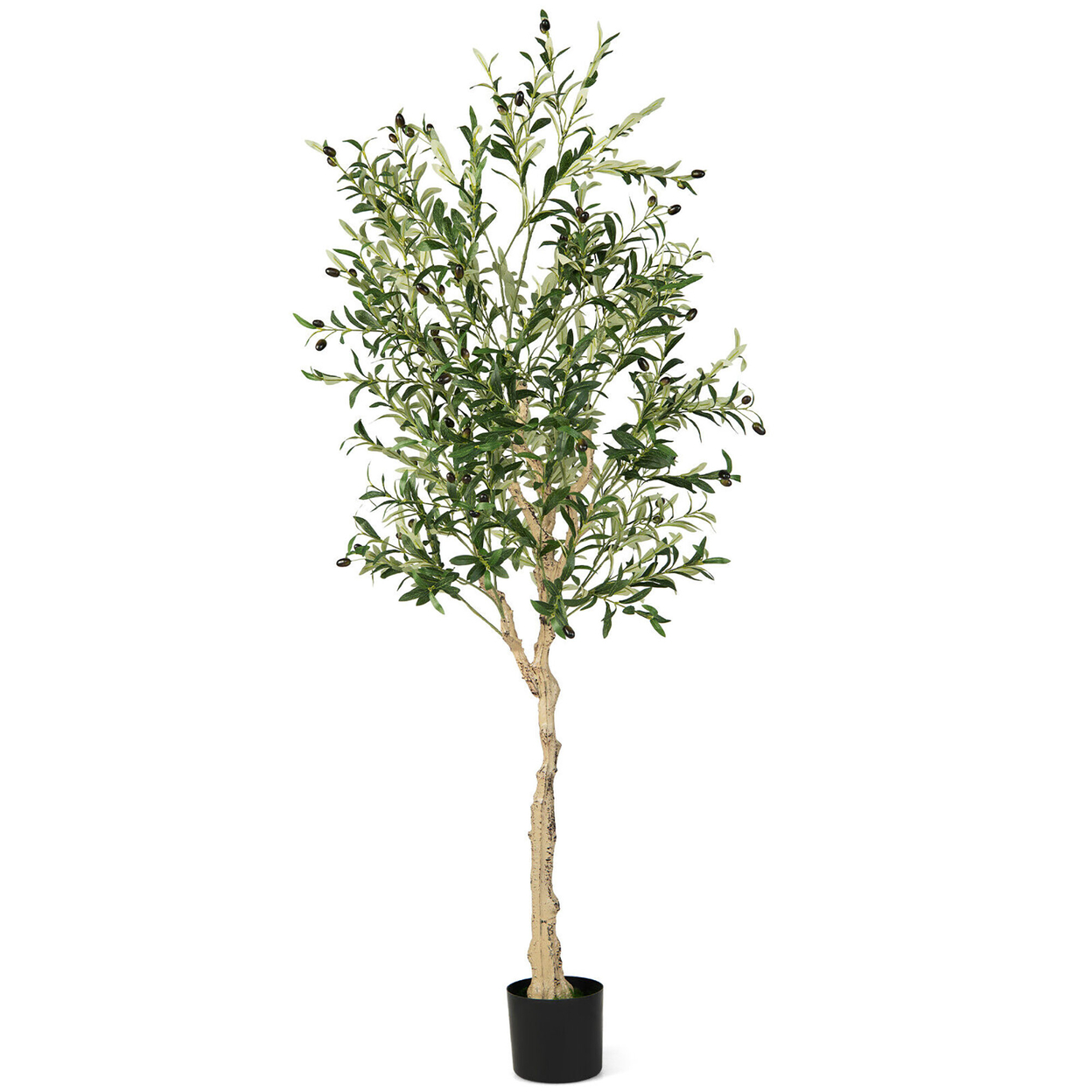 Artificial Olive Tree 6 FT Tall Faux Olive Plants For Indoor And Outdoor