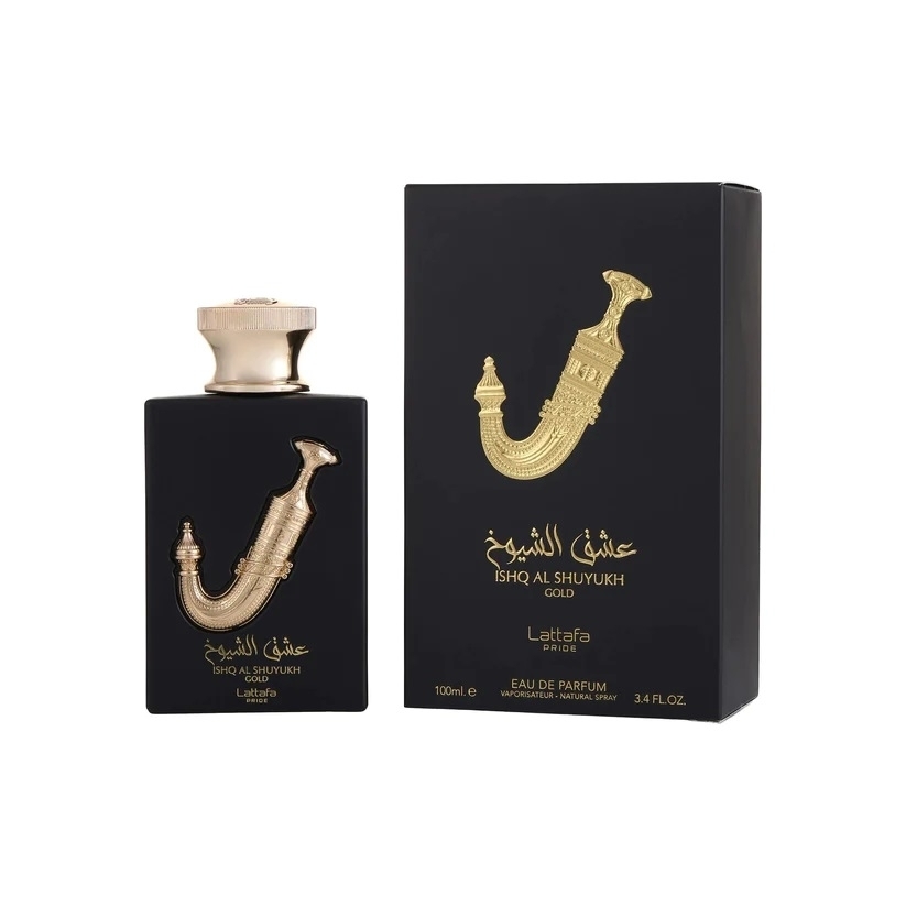 Pride Ishq Al Shuyukh Gold By Lattafa EDP Spray 3.4 Oz For Men