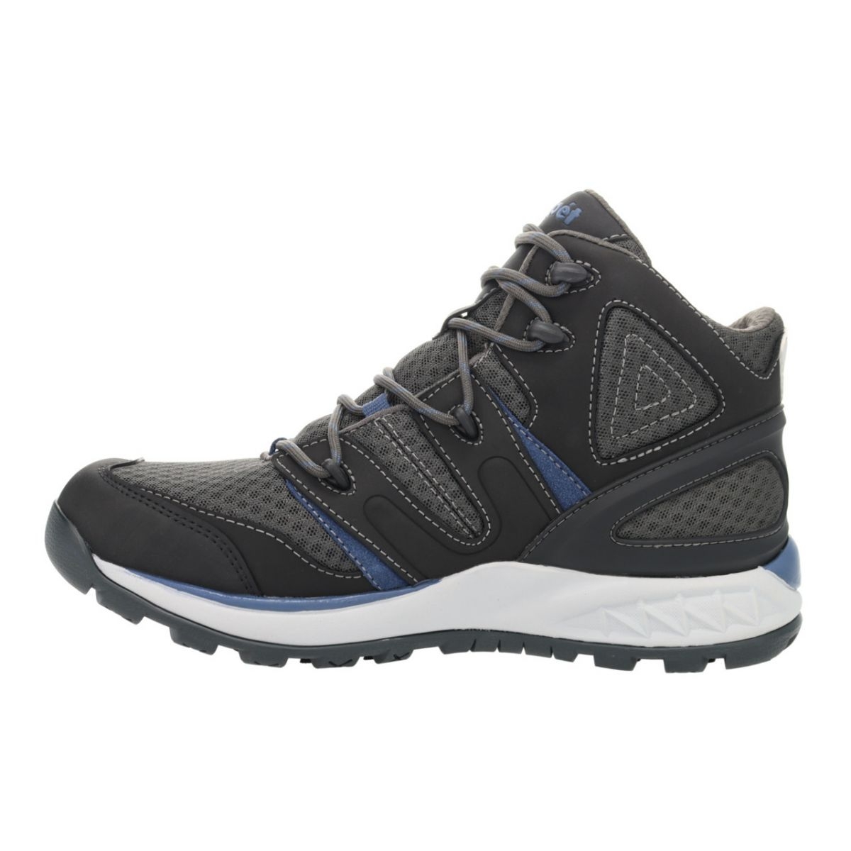 Propet Men's Veymont Waterproof Hiking Boot Grey/Blue - MOA022SGRB GREY/BLUE - GREY/BLUE, 12