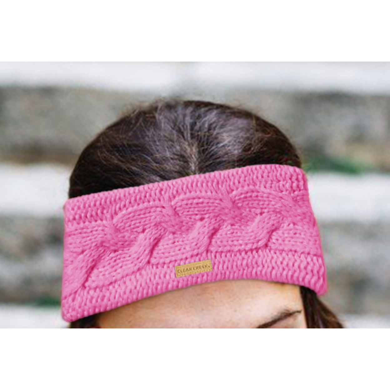 4-Pack: Womens Ultra-Soft Cozy Polar Fleece Lined Cable Knit Popcorn Stitch Headband