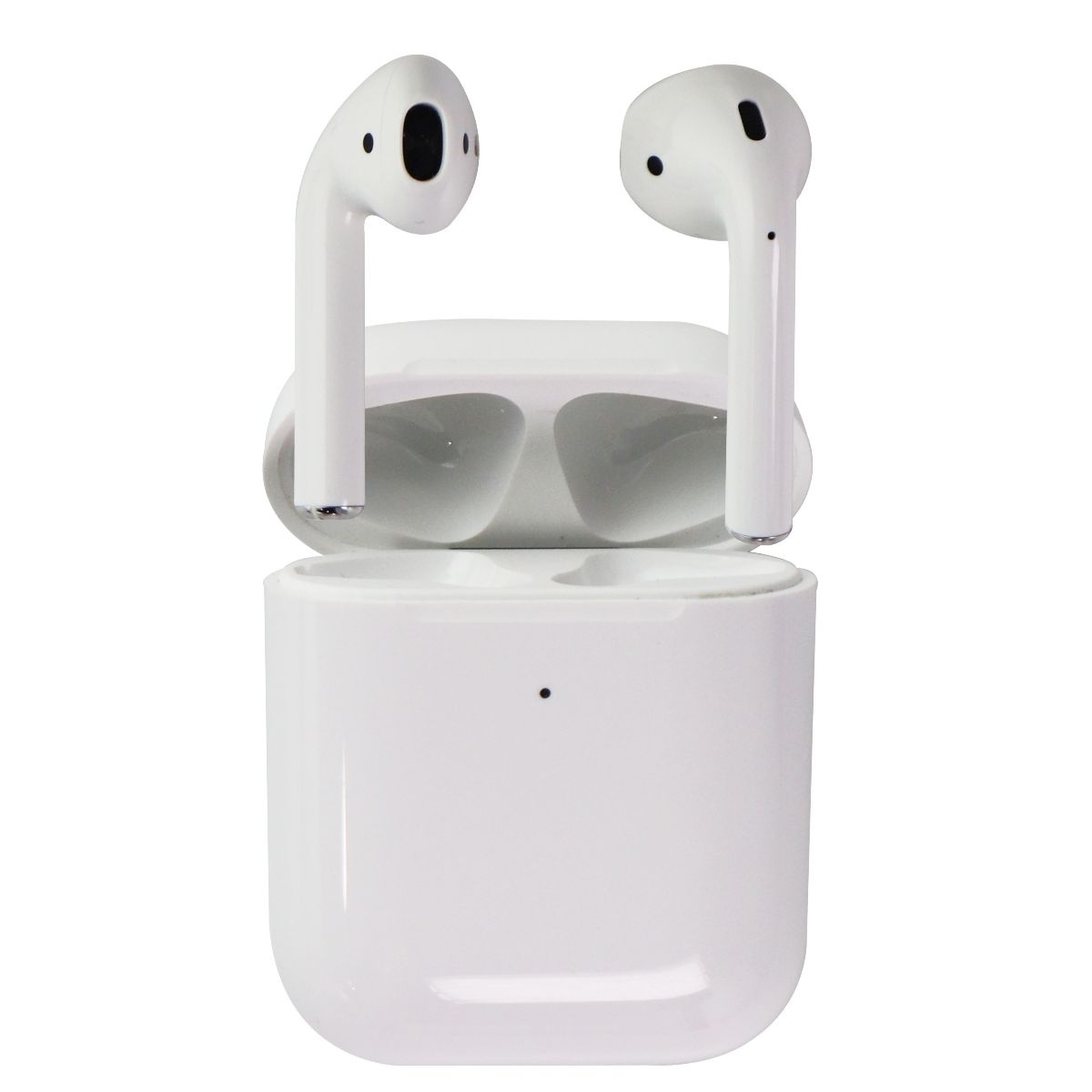 Apple AirPods (2nd Gen) With Qi Wireless Charging Case (MRXJ2AM/A) - White