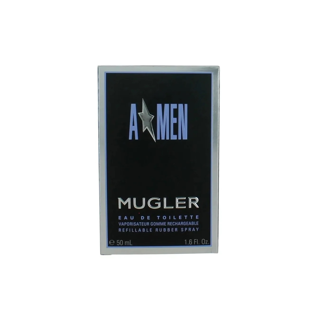 Angel By Thierry Mugler EDT Refillable Rubber Spray 1.6 OZ For MEN
