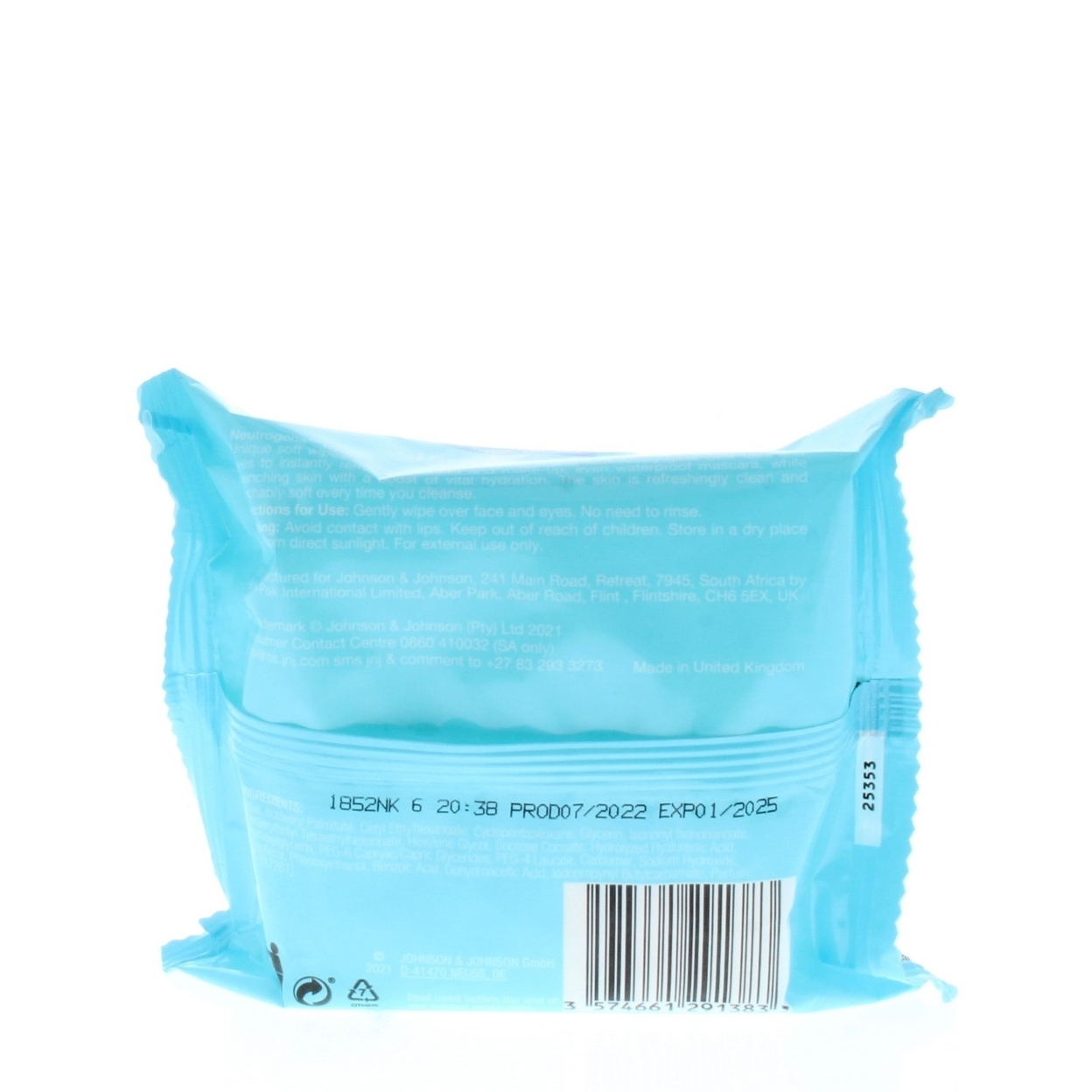Neutrogena Hydro Boost Cleanser Facial Wipes (25 Wipes)
