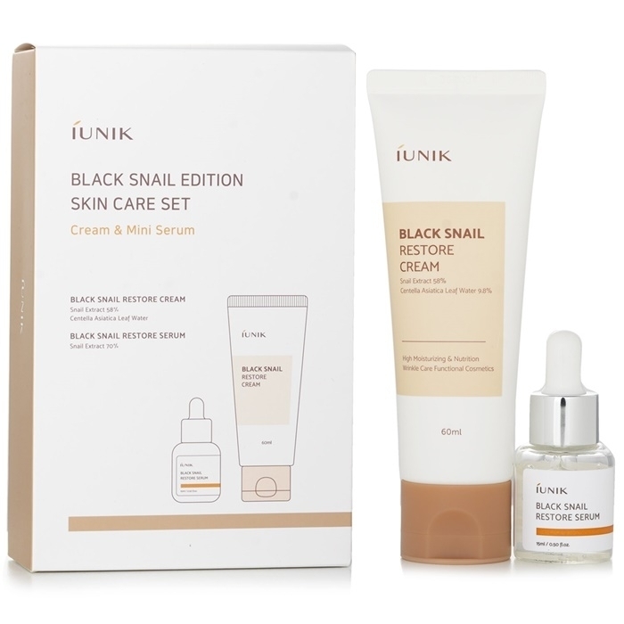 IUNIK Black Snail Edition Skin Care Set: 2pcs