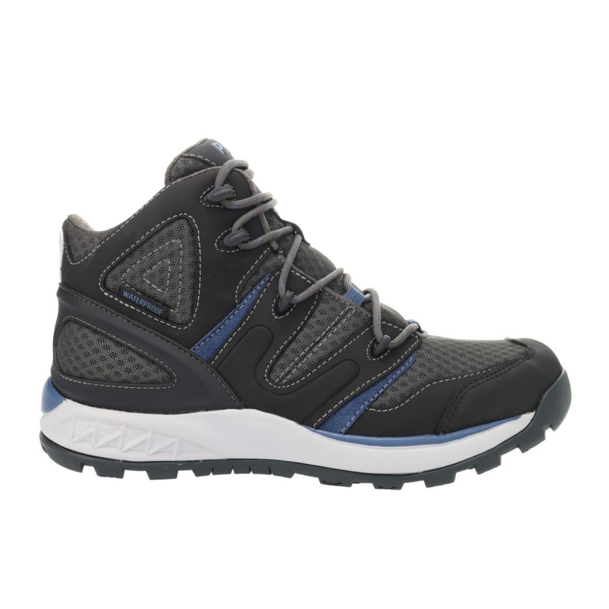 Propet Men's Veymont Waterproof Hiking Boot Grey/Blue - MOA022SGRB GREY/BLUE - GREY/BLUE, 12