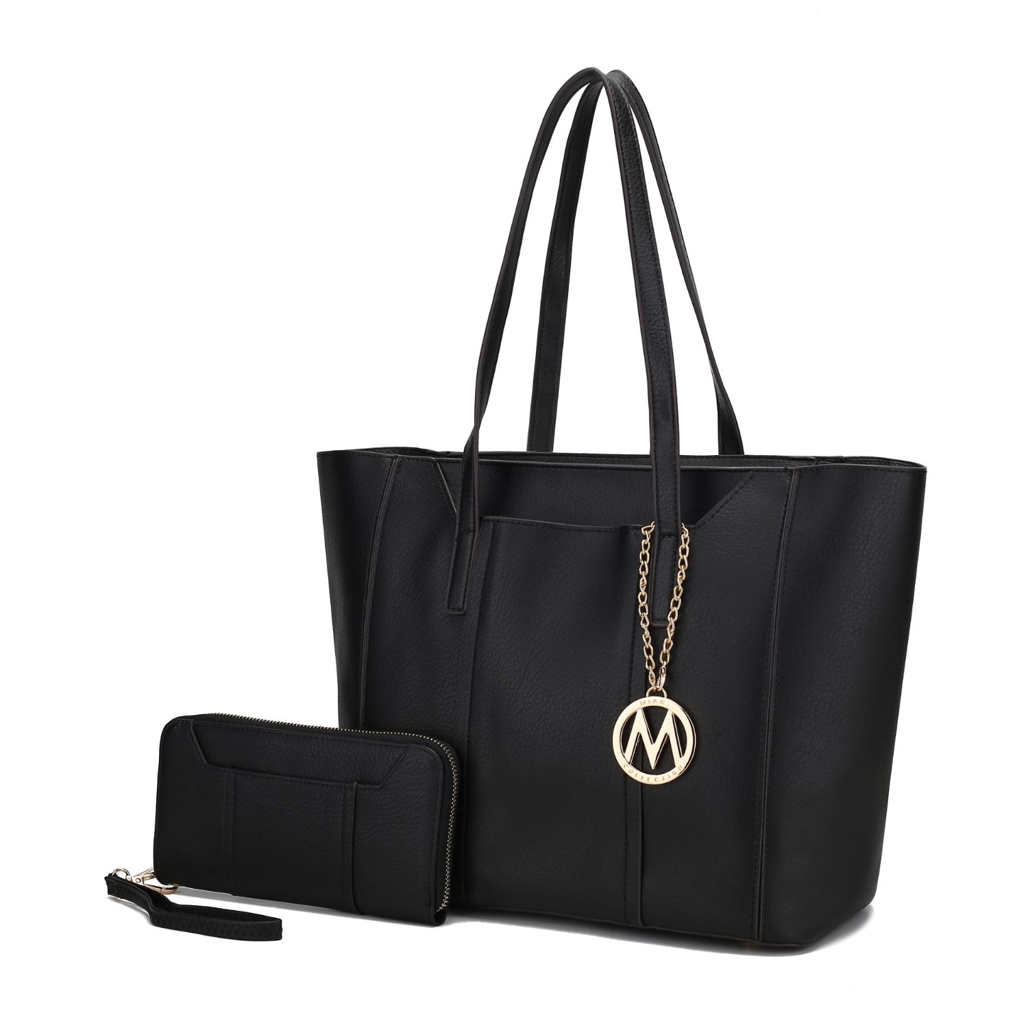 MKF Collection Dinah Light Weight Tote Handbag With Wallet By Mia K. - Black