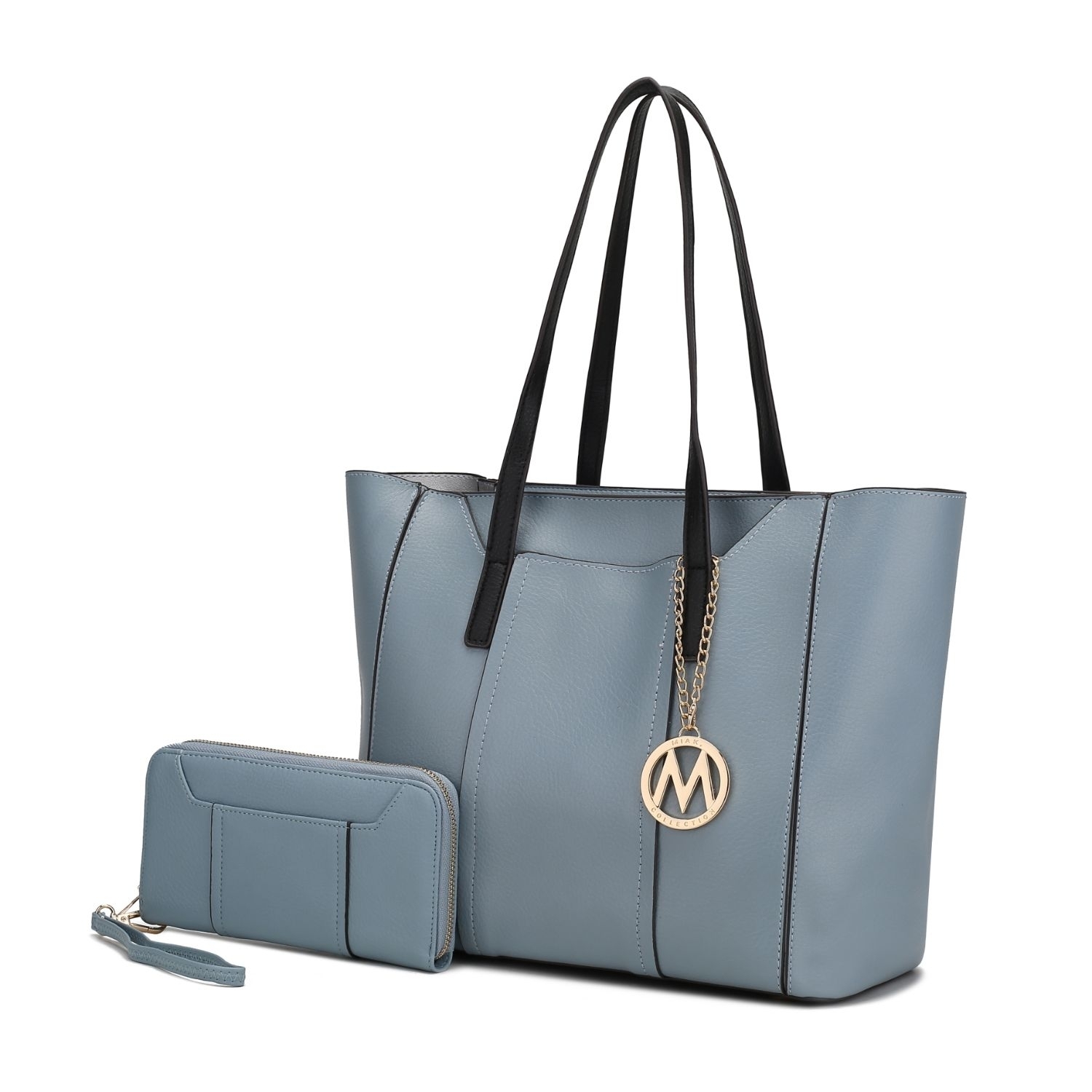 MKF Collection Dinah Light Weight Tote Handbag With Wallet By Mia K. - Taupe