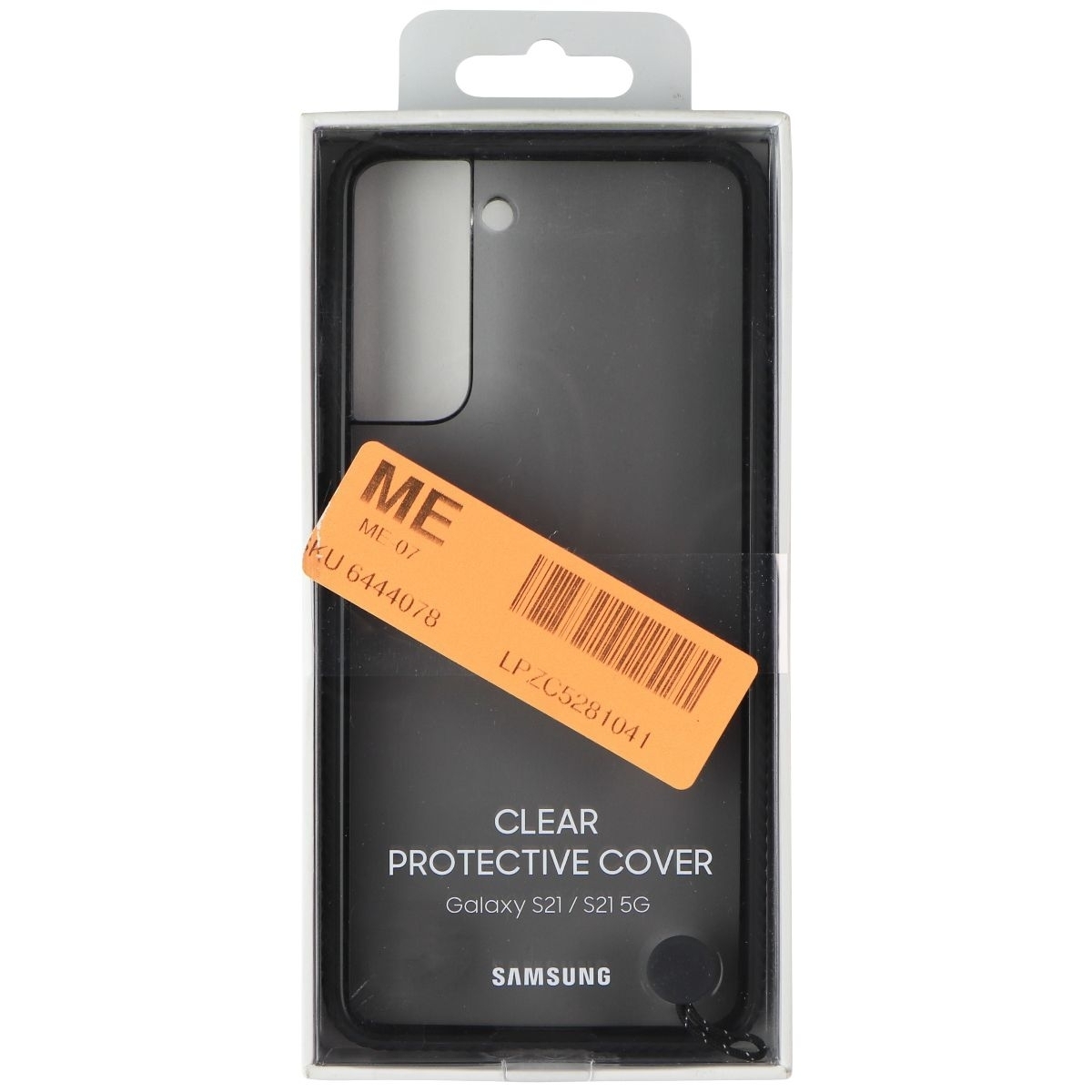 Samsung Clear Protective Cover For Samsung Galaxy S21 / S21 5G - Smoke/Black
