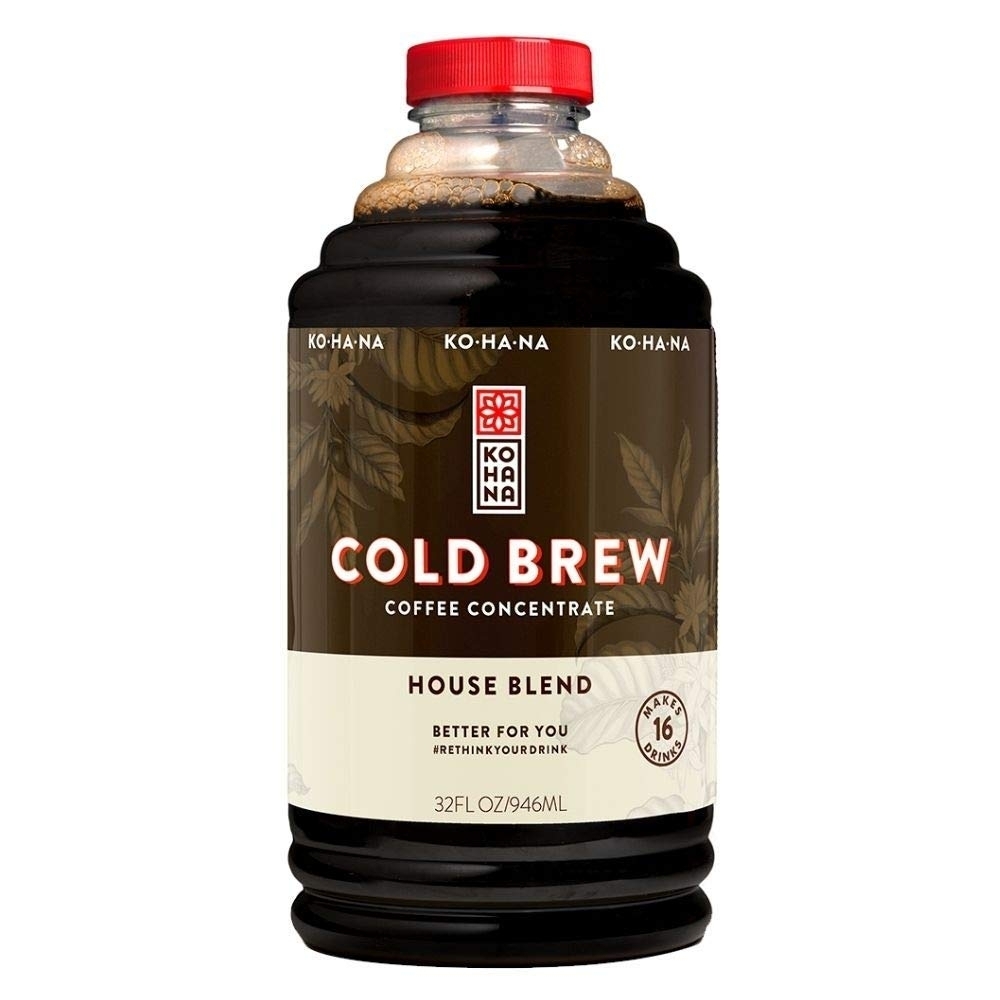 Kohana Coffee Cold Brew Coffee Concentrate, House Blend, 32 Ounce (Pack Of 2)