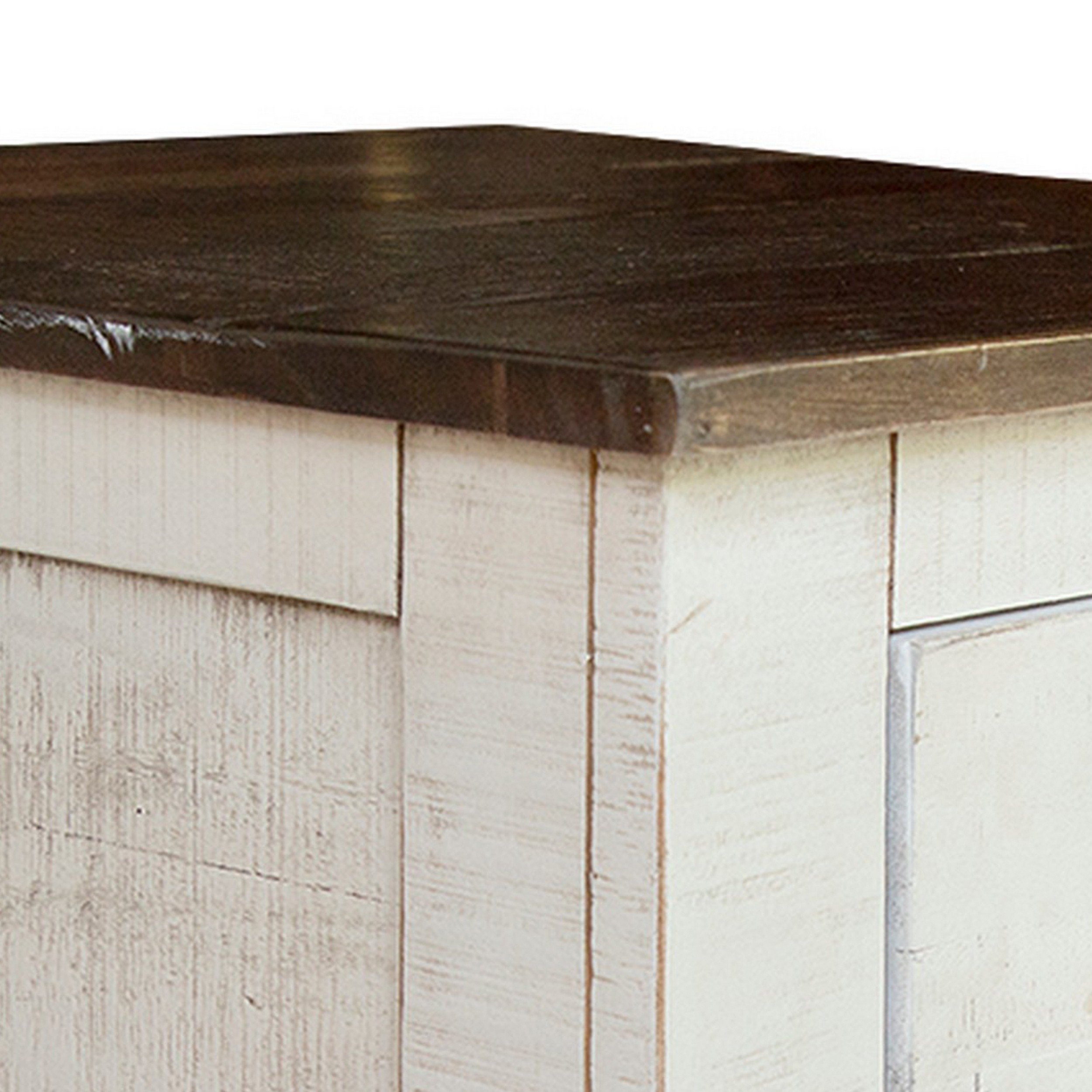 Ria 26 Inch Side End Table, Single Drawer, Solid Mango Wood, Turned Legs- Saltoro Sherpi