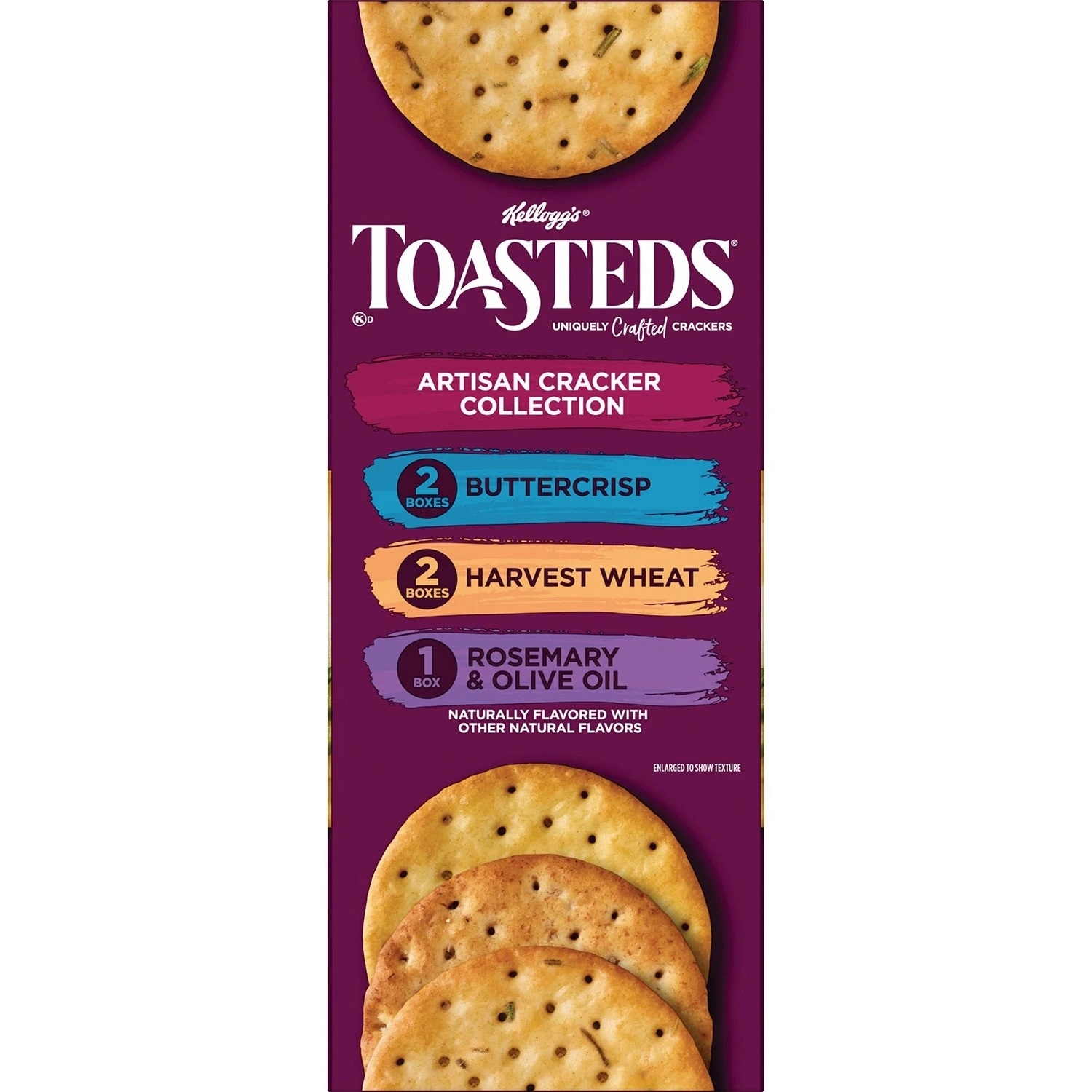 Kellogg's Toasteds Crackers Variety Pack (40 Ounce)