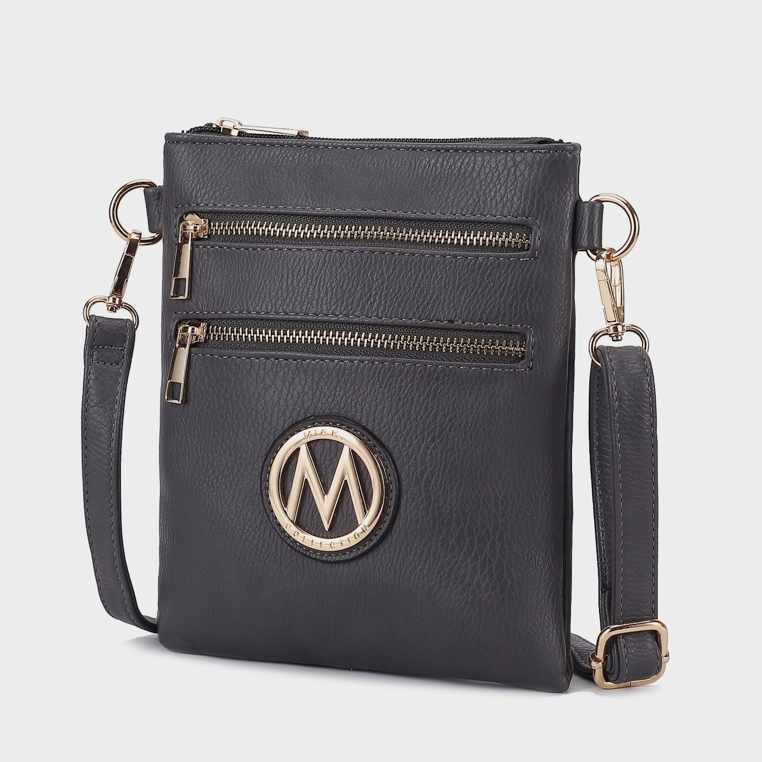 MKF Collection Medina Crossbody Handbag By Mia K. - Charcoal
