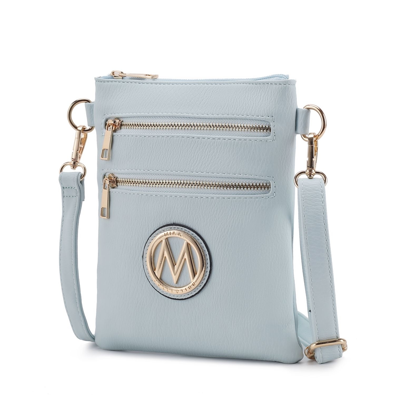 MKF Collection Medina Crossbody Handbag By Mia K. - Light Blue