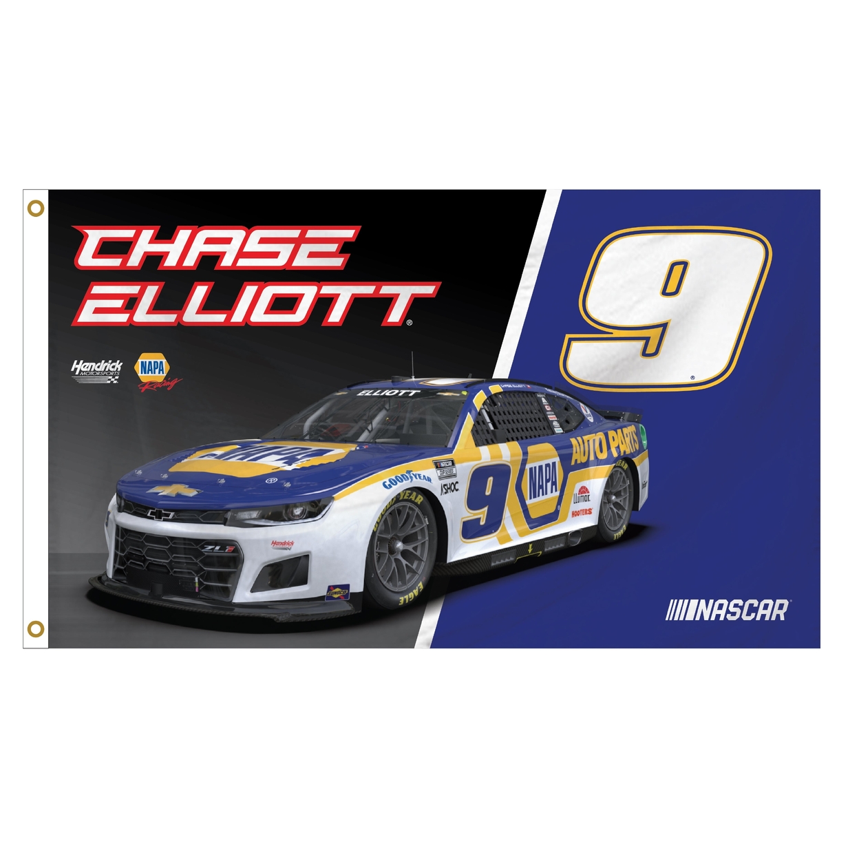 Chase Elliott #9 Nascar 3' X 5' Car Flag New For 2022