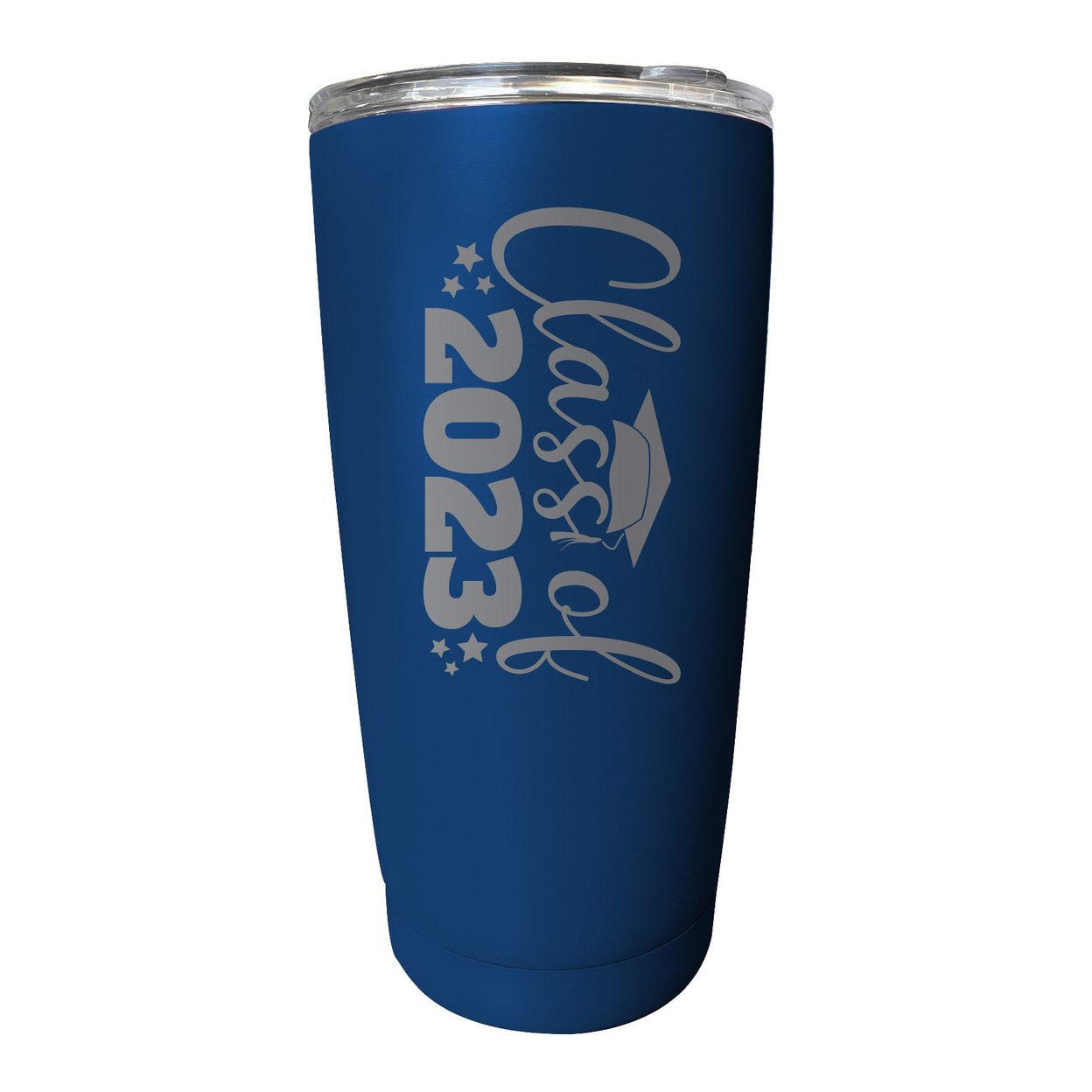 Class Of 2023 Graduation 16 Oz Engraved Stainless Steel Insulated Tumbler Colors - Navy