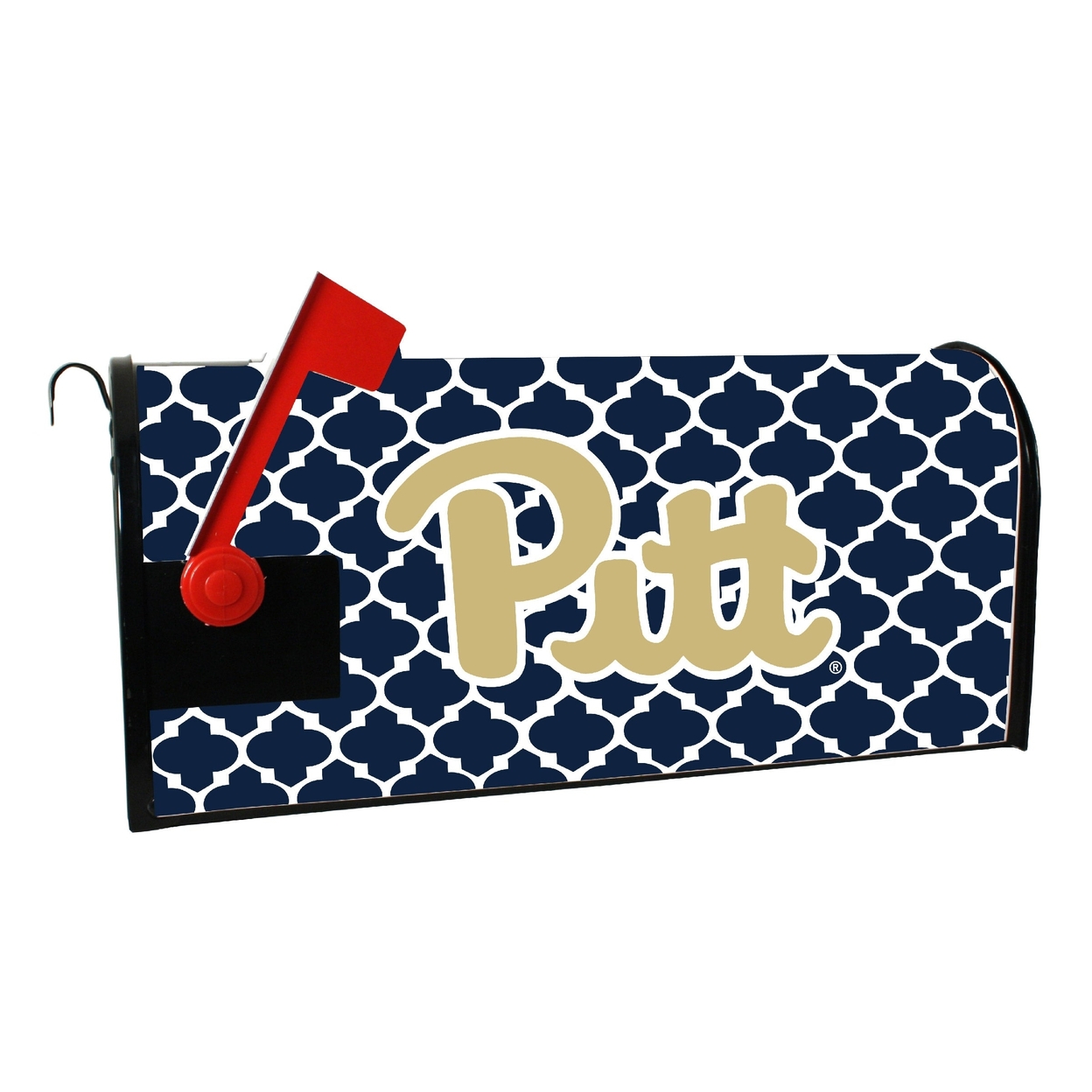Pittsburgh Panthers Mailbox Cover-University Of Pittsburgh Magnetic Mail Box Cover-Moroccan Design