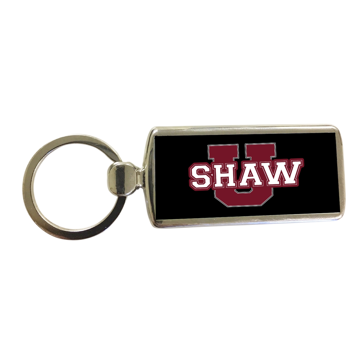 R And R Imports Shaw University Bears Metal Keychain