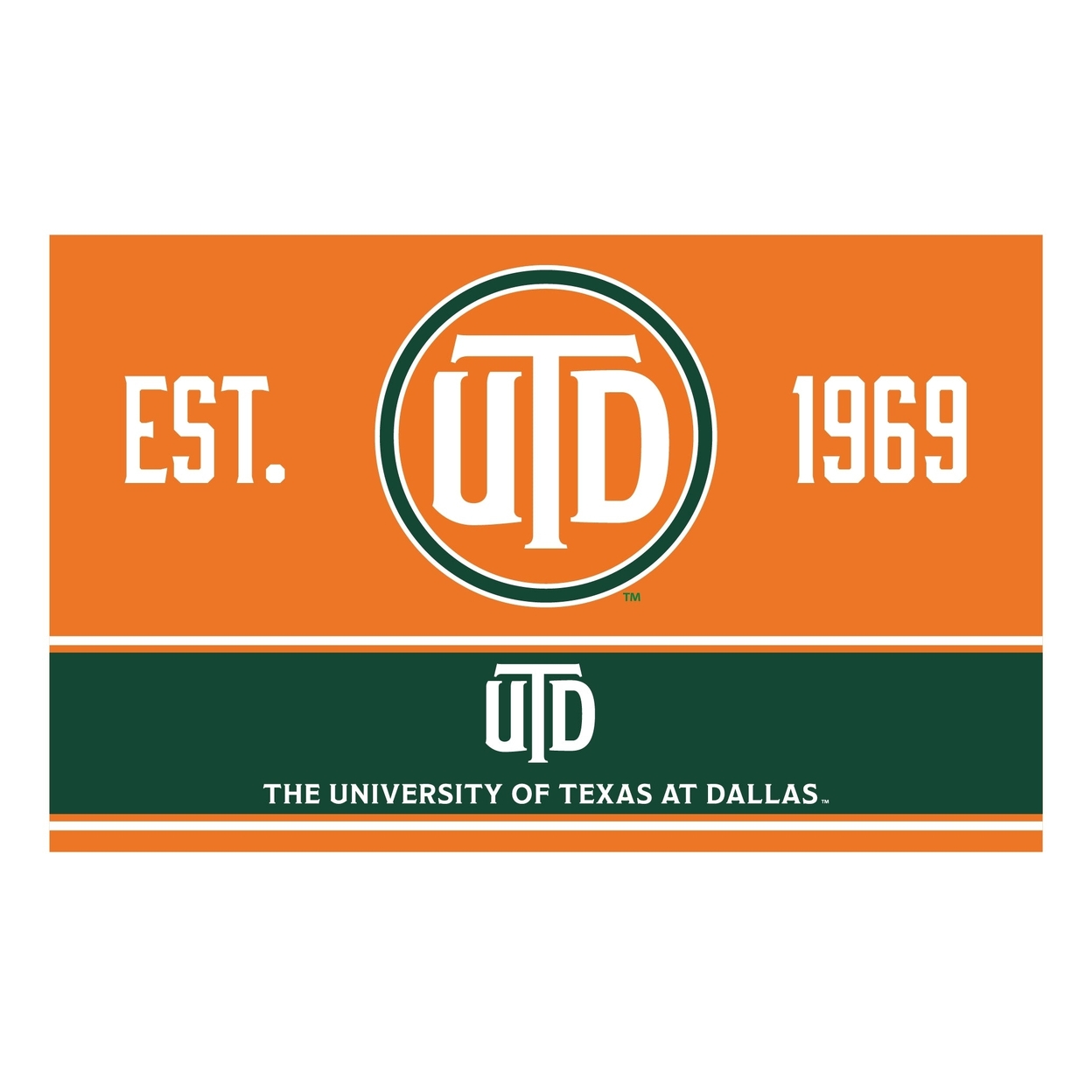 R And R Imports University Of Texas At Dallas Wood Sign With Frame