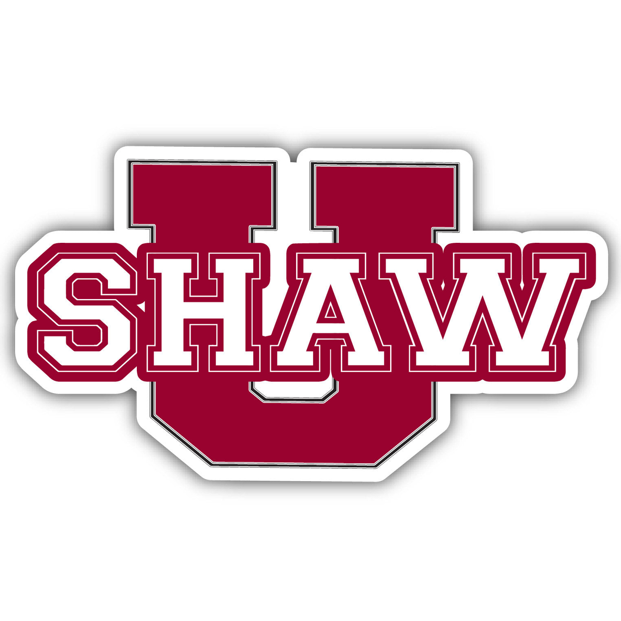 Shaw University Bears 2 Inch Vinyl Decal Sticker