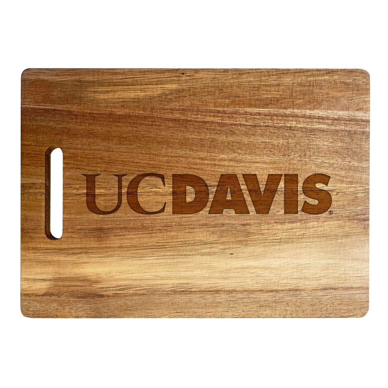 UC Davis Aggies Engraved Wooden Cutting Board 10 X 14 Acacia Wood - Large Engraving