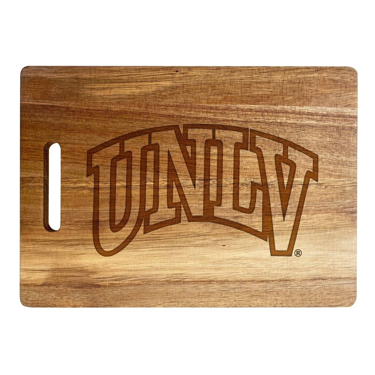 UNLV Rebels Engraved Wooden Cutting Board 10 X 14 Acacia Wood - Large Engraving