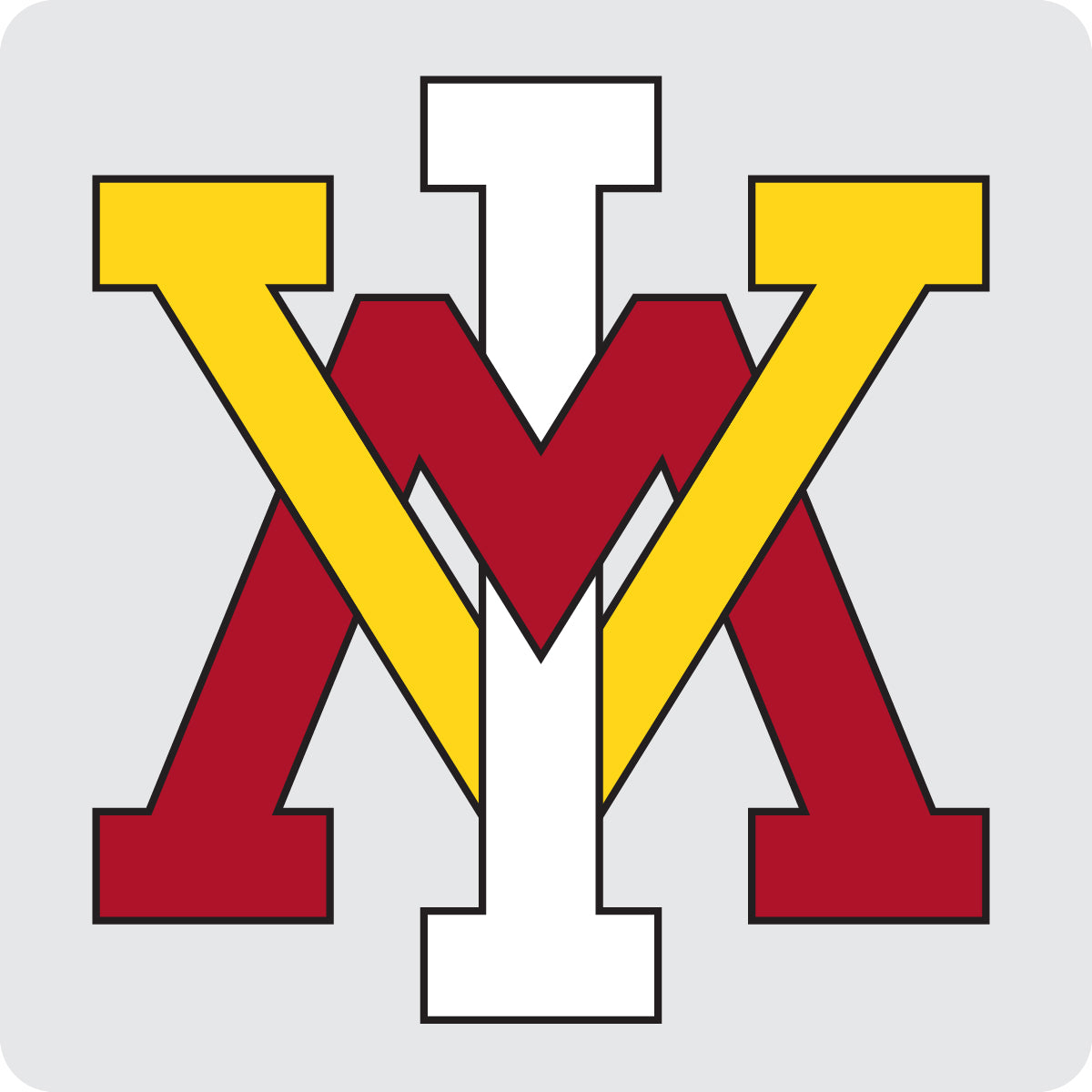 VMI Keydets Coasters Choice Of Marble Of Acrylic - Acrylic (2-Pack)