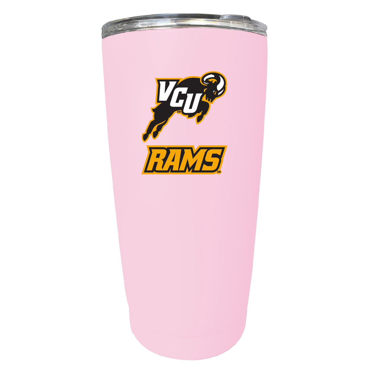 Virginia Commonwealth 16 Oz Stainless Steel Insulated Tumbler - Pink