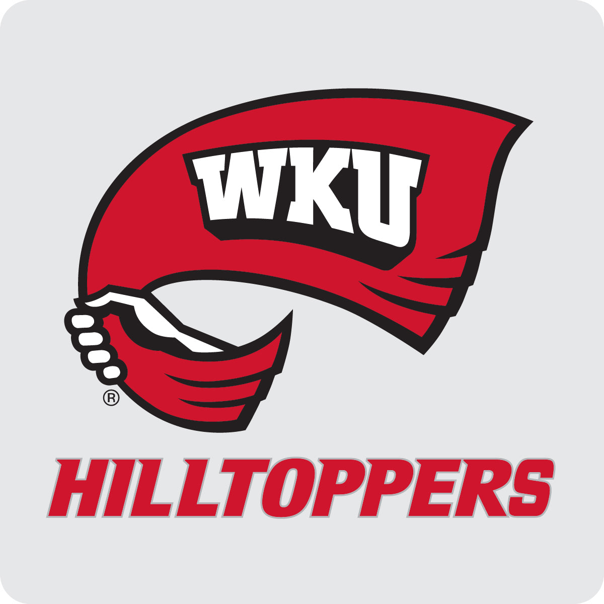 Western Kentucky Hilltoppers Coasters Choice Of Marble Of Acrylic - Acrylic (2-Pack)